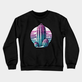 Purple Cactus Crewneck Sweatshirt